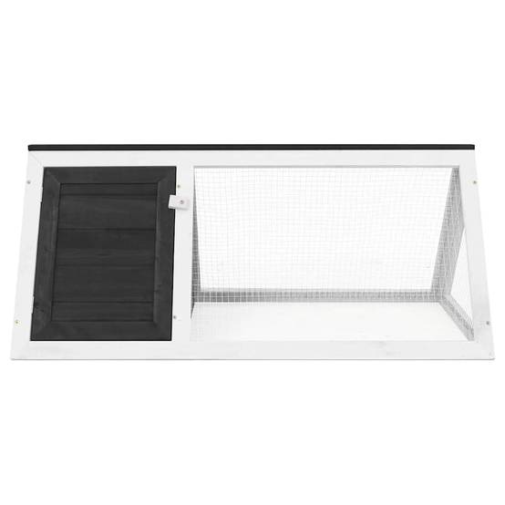 ComfortXL - Petit clapier enclos en bois pour rongeurs et lapins jardin Gris – ComfortXL Outdoor Living - Image 2
