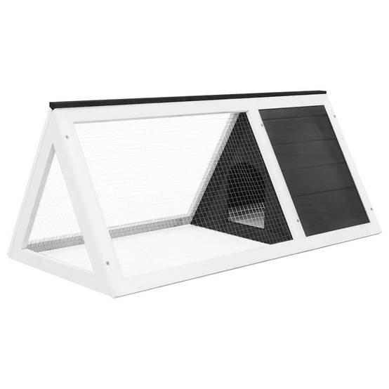 ComfortXL - Petit clapier enclos en bois pour rongeurs et lapins jardin Gris – ComfortXL Outdoor Living - Image 4