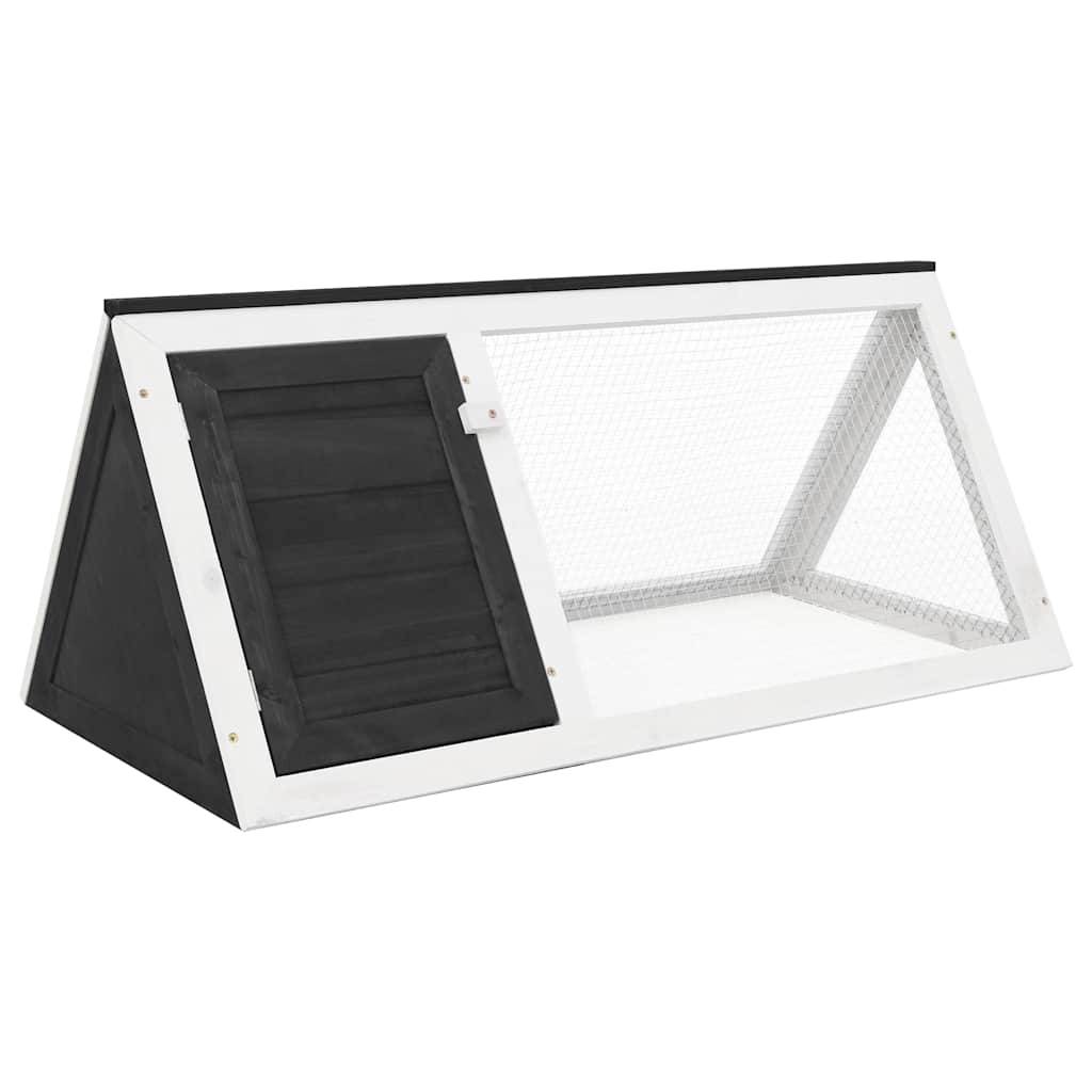 ComfortXL - Petit clapier enclos en bois pour rongeurs et lapins jardin Gris – ComfortXL Outdoor Living - Image 1