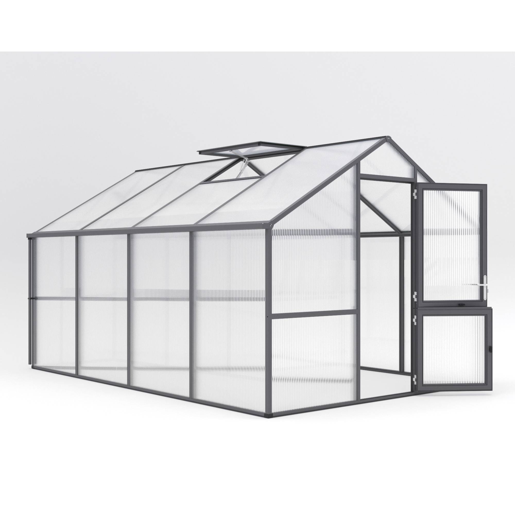 Serre de jardin 12,74m² KGT Nelke IV, Anthracite - Image 1