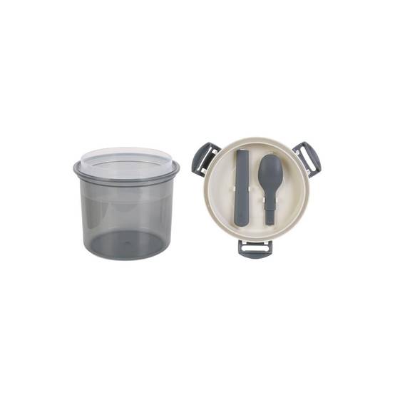 Cook Concept - Boîte de Repas & Cuillère "Lunch Box" 60cl Gris - Image 2