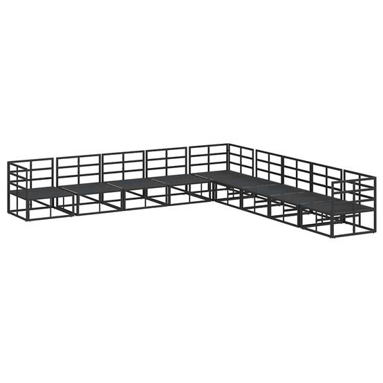 ComfortXL - Salon de Jardin Complet Aluminium Modulable 9 Places avec Table Basse pour Terrasse Noir – ComfortXL Outdoor Living - Image 7