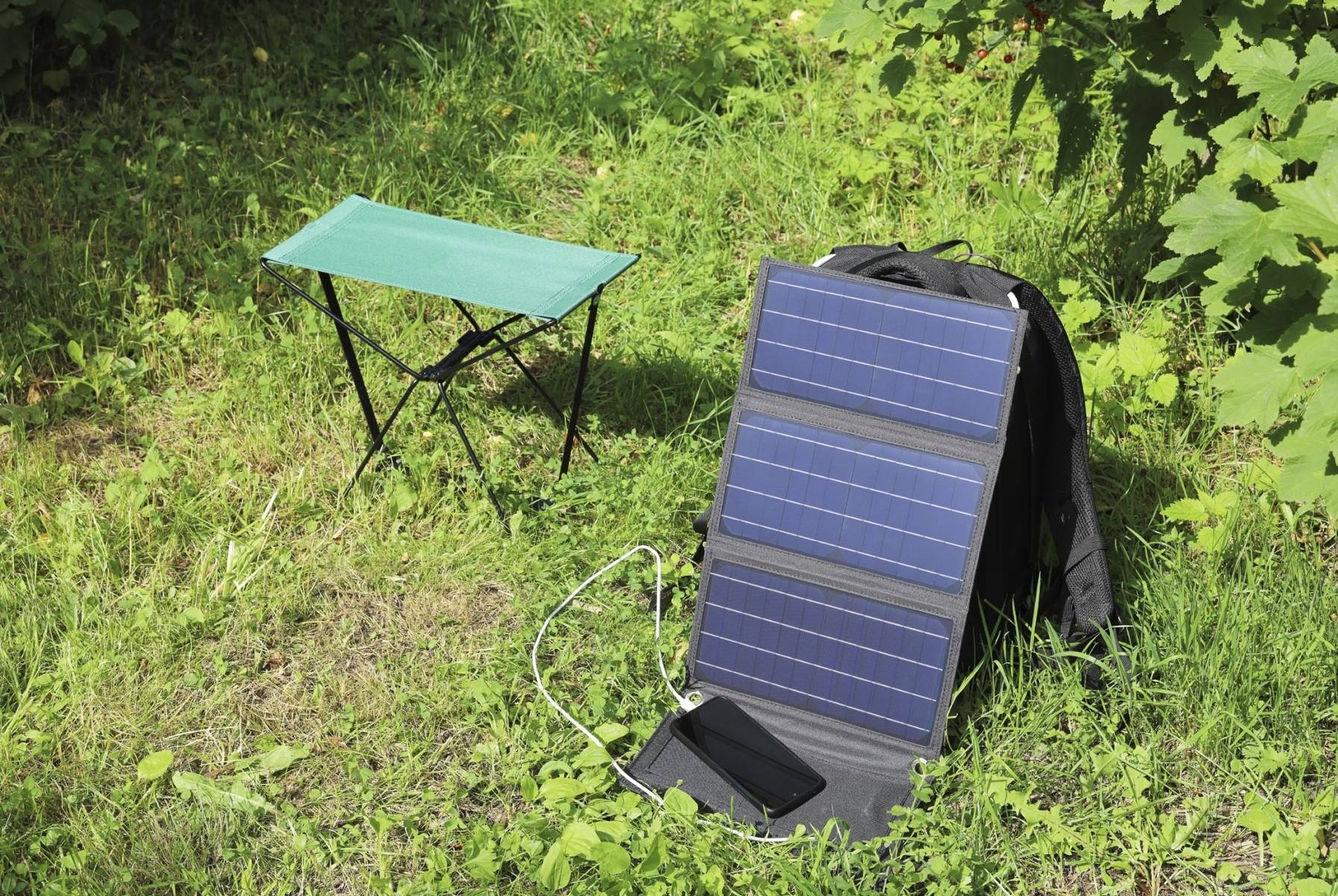 TECHNAXX - Panneau solaire étanche pliable 21W USB TX-207 - Image 4
