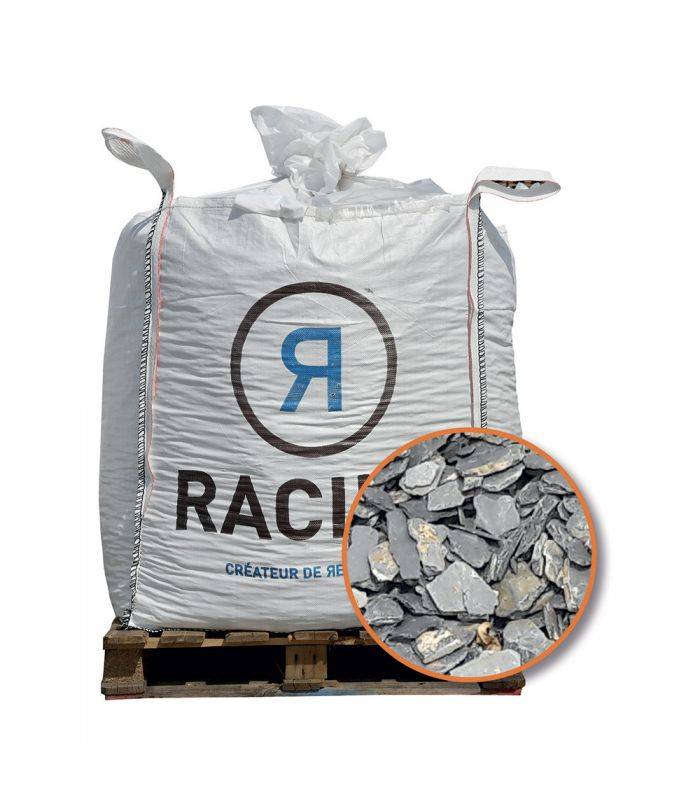 Paillage naturel ardoise grise 10-40 Big bag 500L - PRO434 - Image 1