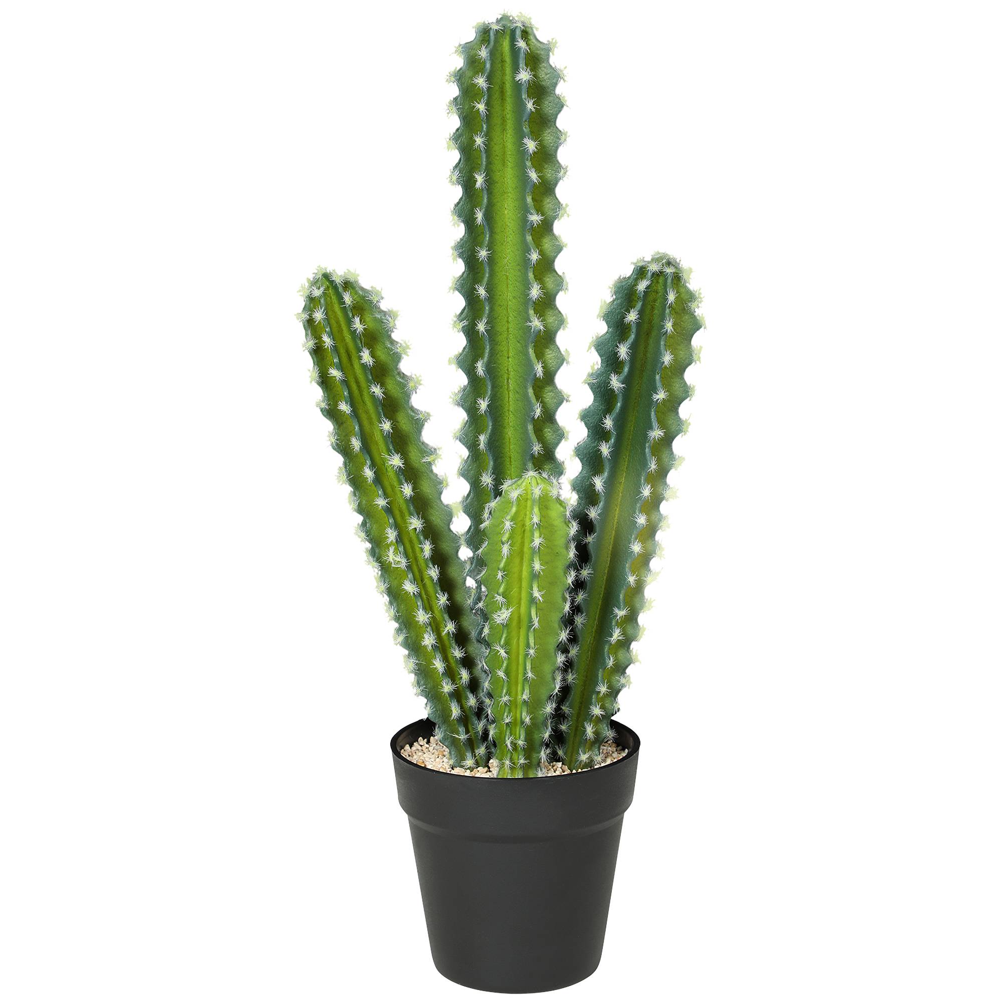 Plante artificielle cactus 53 cm, plantes artificielles en pot, maison, bureau - Image 1