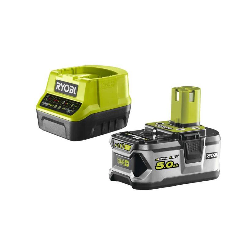 Ryobi - Pack RYOBI Souffleur 18V One+ Turbo jet RY18BLA-0 - 1 Batterie 5.0Ah - 1 Chargeur rapide RC18120-150 - Image 8