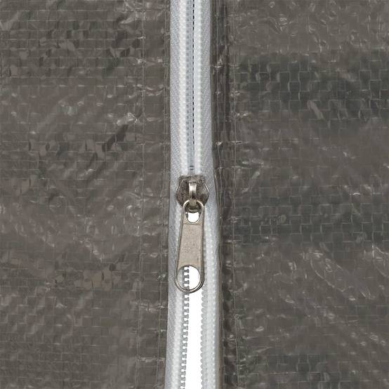 Murs de tente de fête PE et acier anthracite 400 x 195 cm - PANGIVO - Image 4