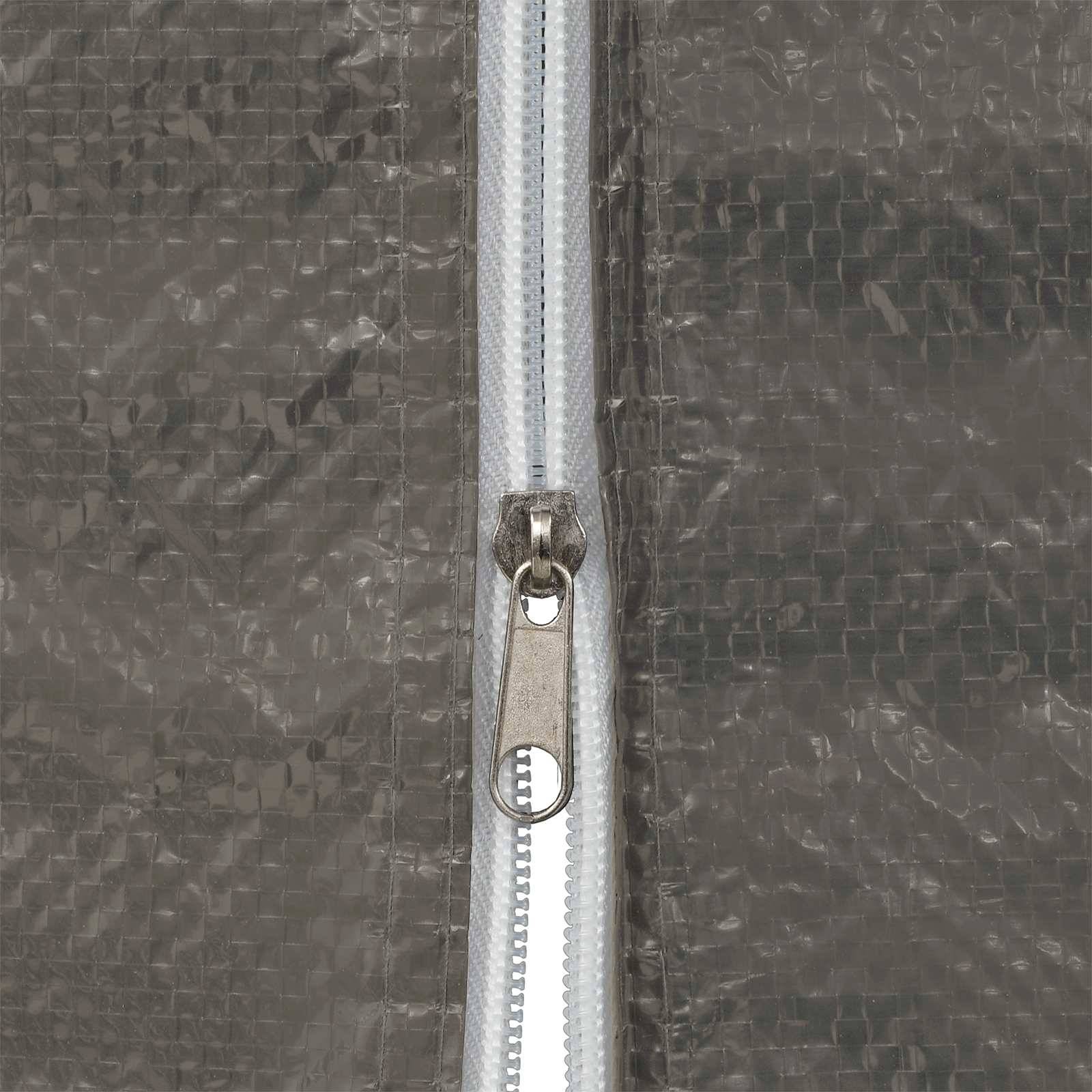 Murs de tente de fête PE et acier anthracite 400 x 195 cm - PANGIVO - Image 4