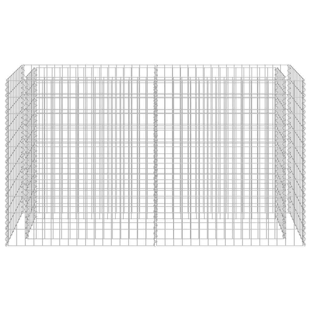 Vidaxl - Lit surélevé à gabion Acier galvanisé 180x50x100 cm vidaXL 143558 - Image 6