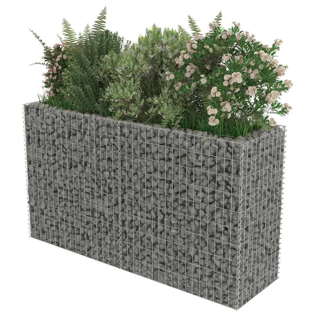 Vidaxl - Lit surélevé à gabion Acier galvanisé 180x50x100 cm vidaXL 143558 - Image 5