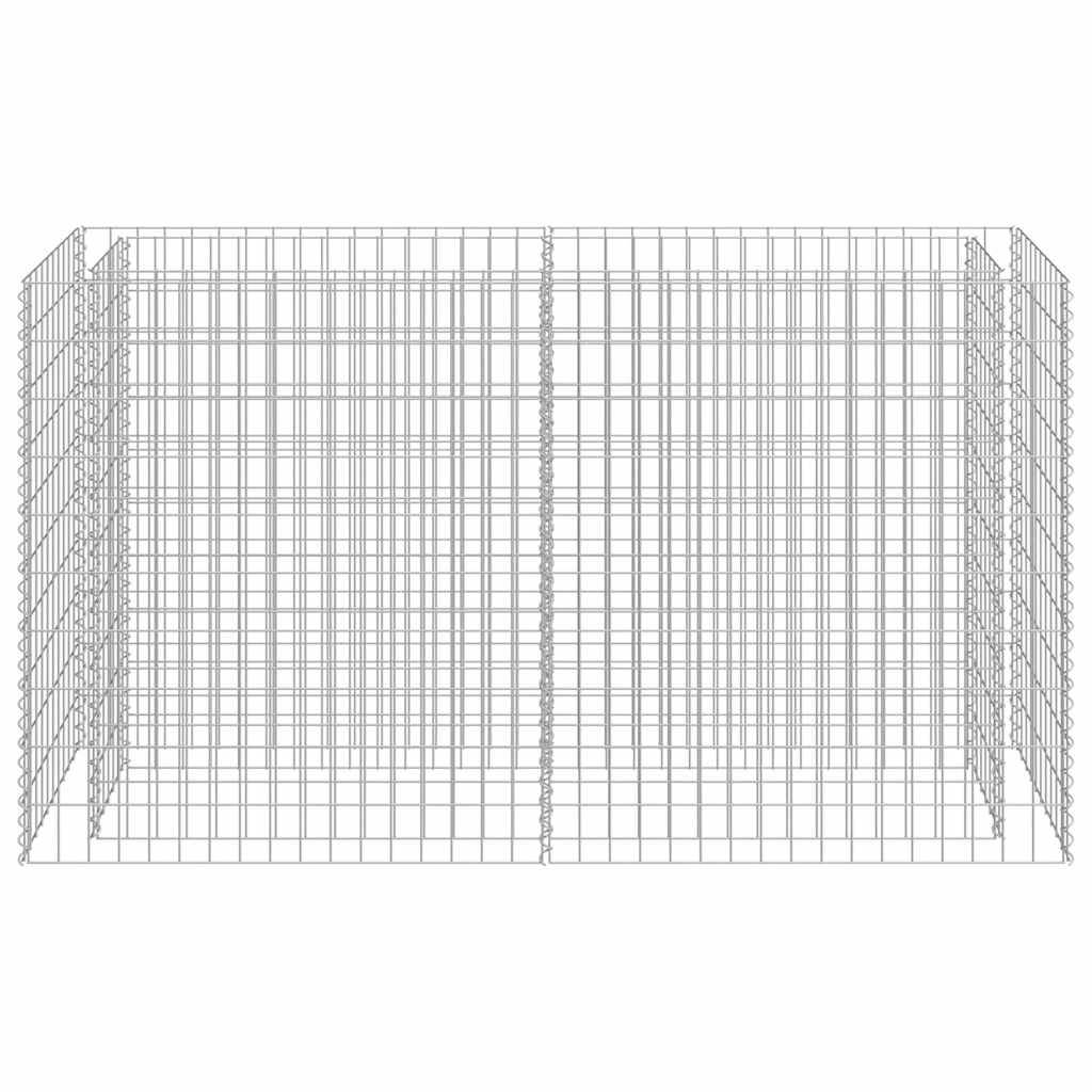 Vidaxl - Lit surélevé à gabion Acier galvanisé 180x50x100 cm vidaXL 143558 - Image 5