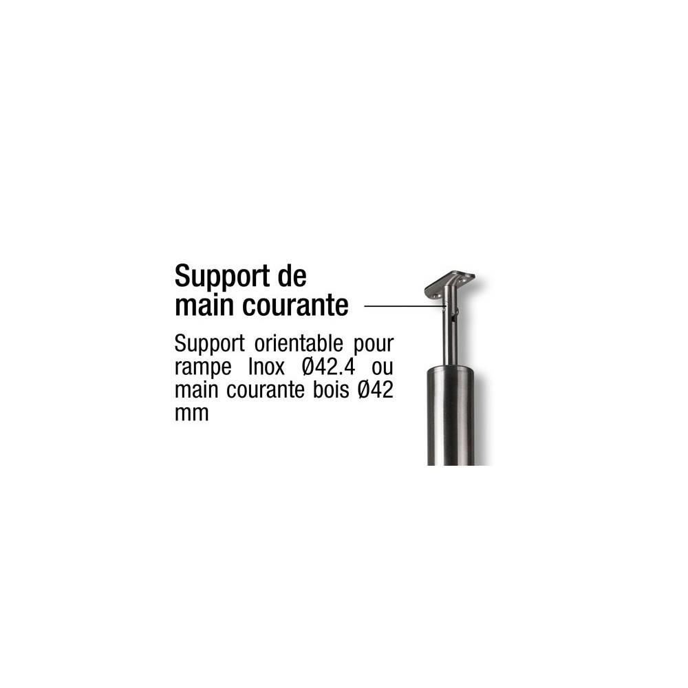 Decklinea - Poteau équipé fixation a plat pour garde corps inox - Image 7