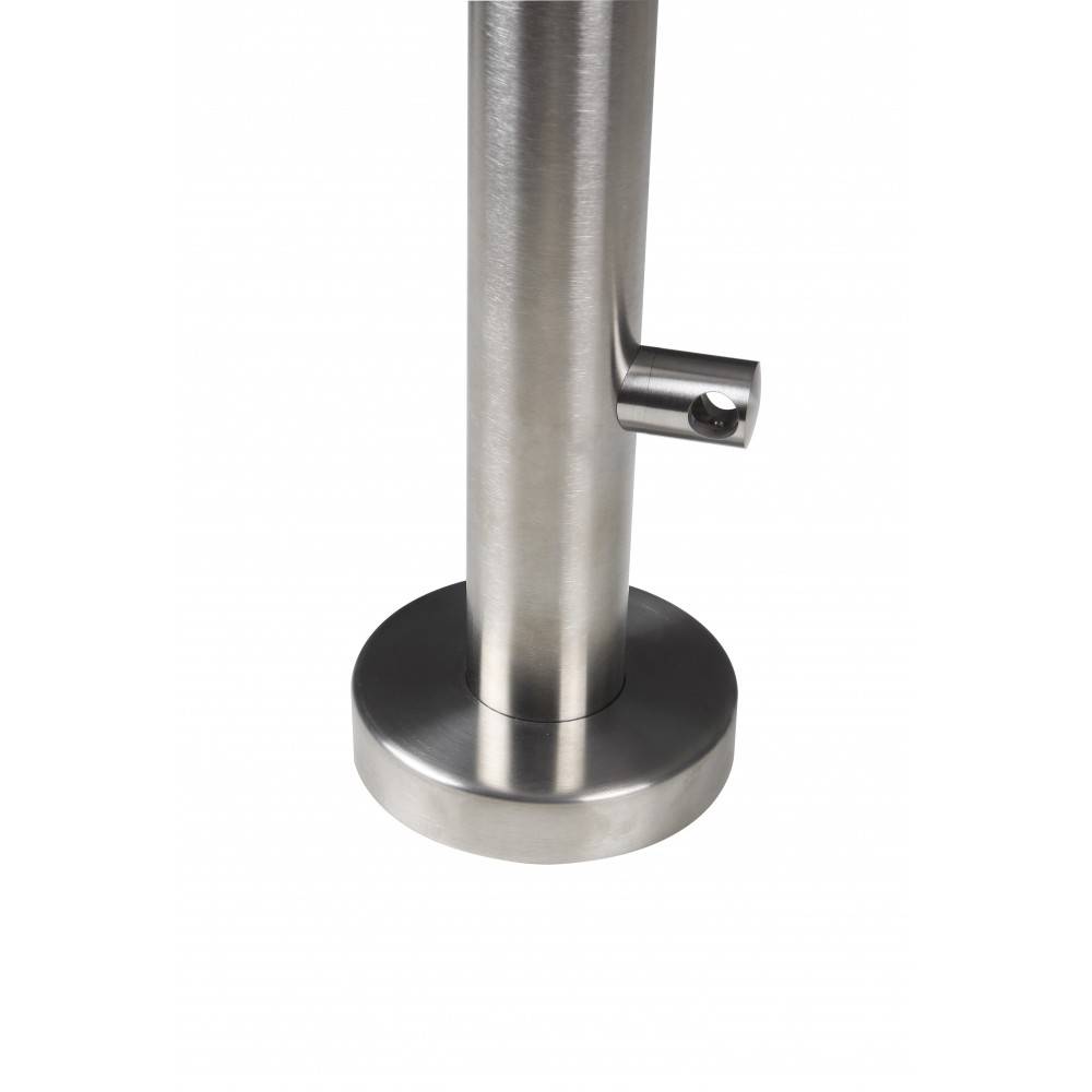 Decklinea - Poteau équipé fixation a plat pour garde corps inox - Image 5