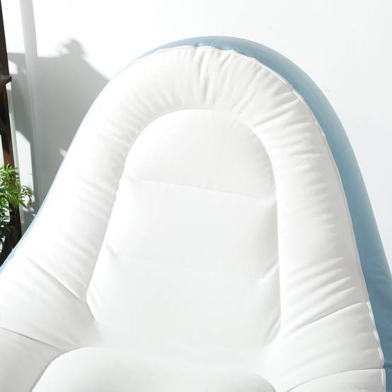 PANGIVO - Fauteuil gonflable plastique blanc et bleu 125 x 100 x 87 cm - PANGIVO - Image 9