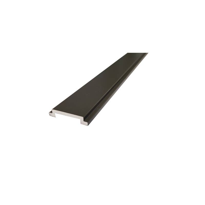 Languette de finition pour poteau de clôture LARKO - Coloris - Gris anthracite RAL 7016, Longueur - 232 cm - Image 2