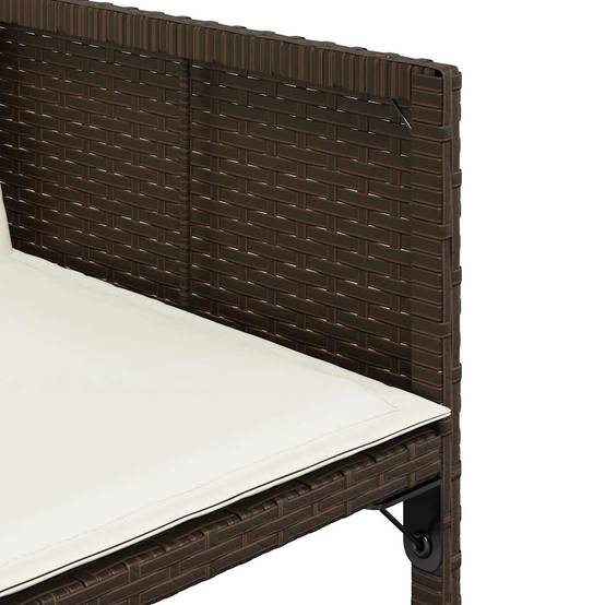 Chaise bois composite 4 places rotin marron 50,5 x 54 x 79 cm - Prolenta premium p3101.1 - Image 10