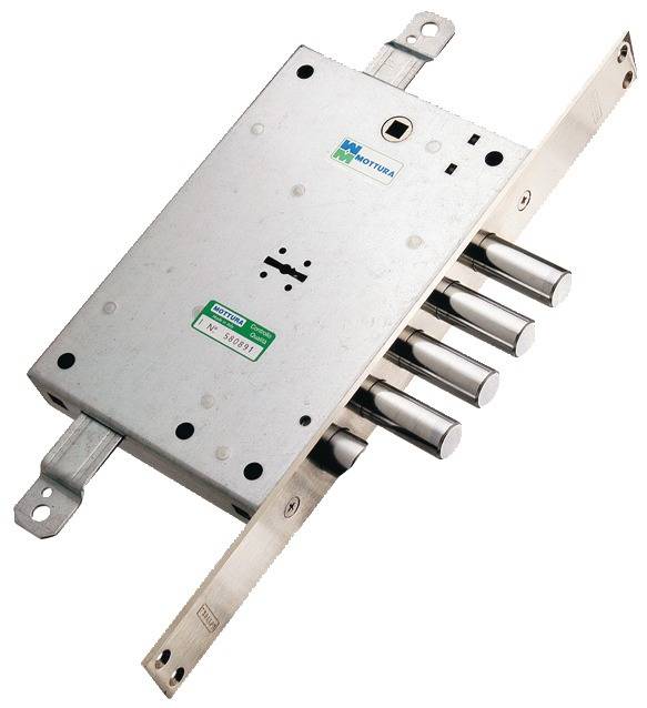 Serrure 3 points à larder double panneton droite – MOTTURA - 5771D028
