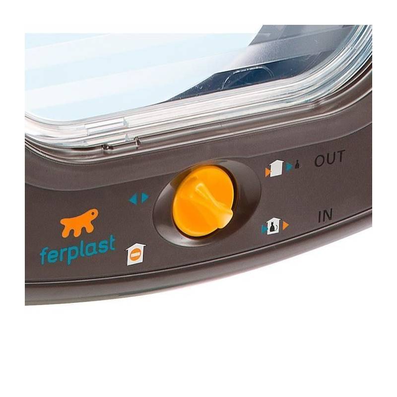 Ferplast - Ferplast Chatiere Plastique Swing - 26,2 X 10,2 X 31,2 Cm - Marron - Pour Grand Chat Et Petit Chien - Image 3