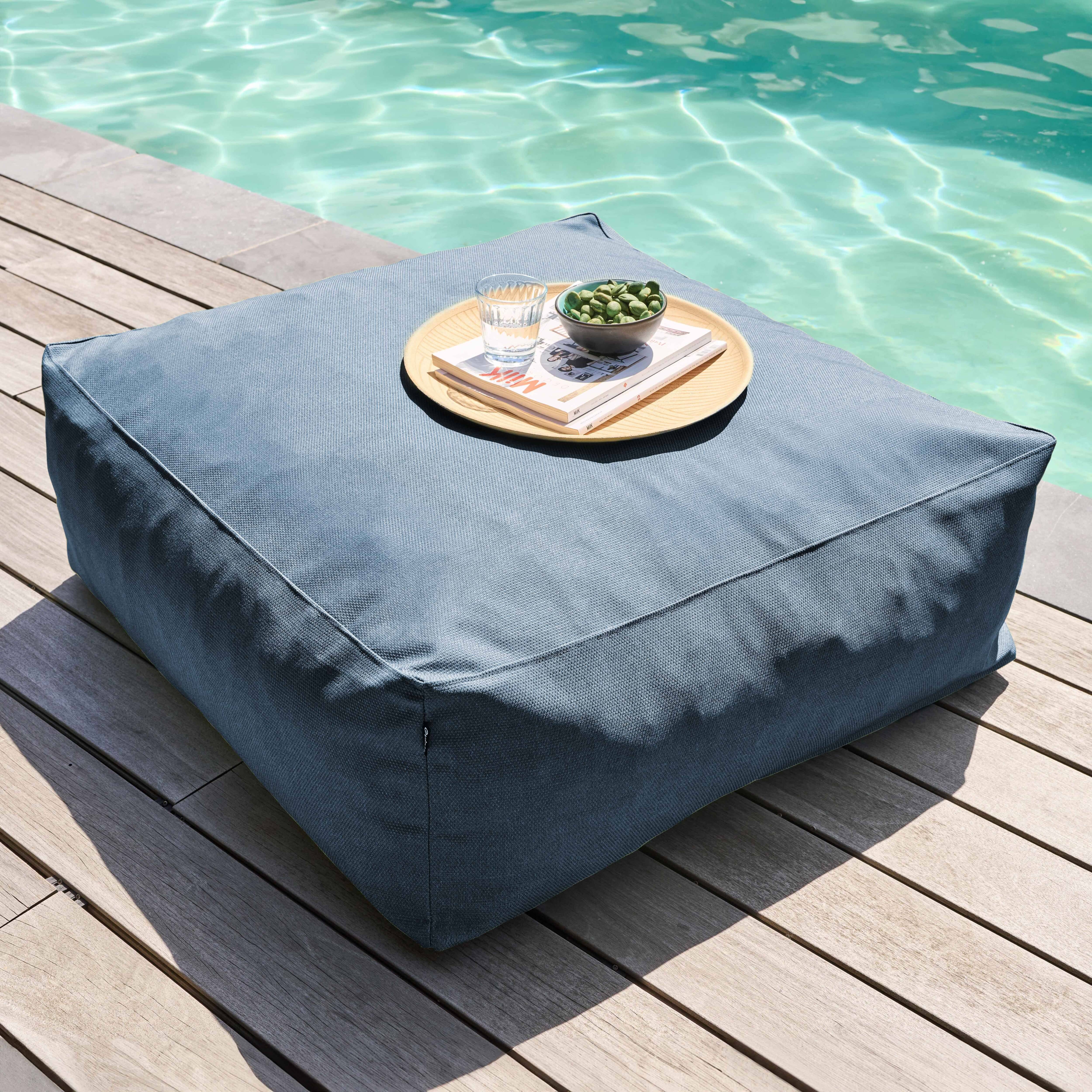 Oviala - Canapé de jardin modulable 4 places bleu pacific Mixi - Oviala - Image 5