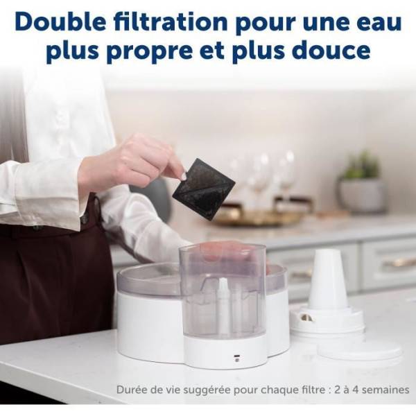 Petsafe - Fontaine a eau - PETSAFE - OUTLAST - 1,8 L - Blanc - Image 5