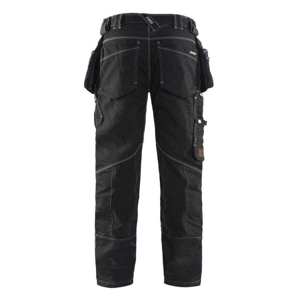 Pantalon de travail artisan Blaklader X1900 stretch Noir 54 - Image 2