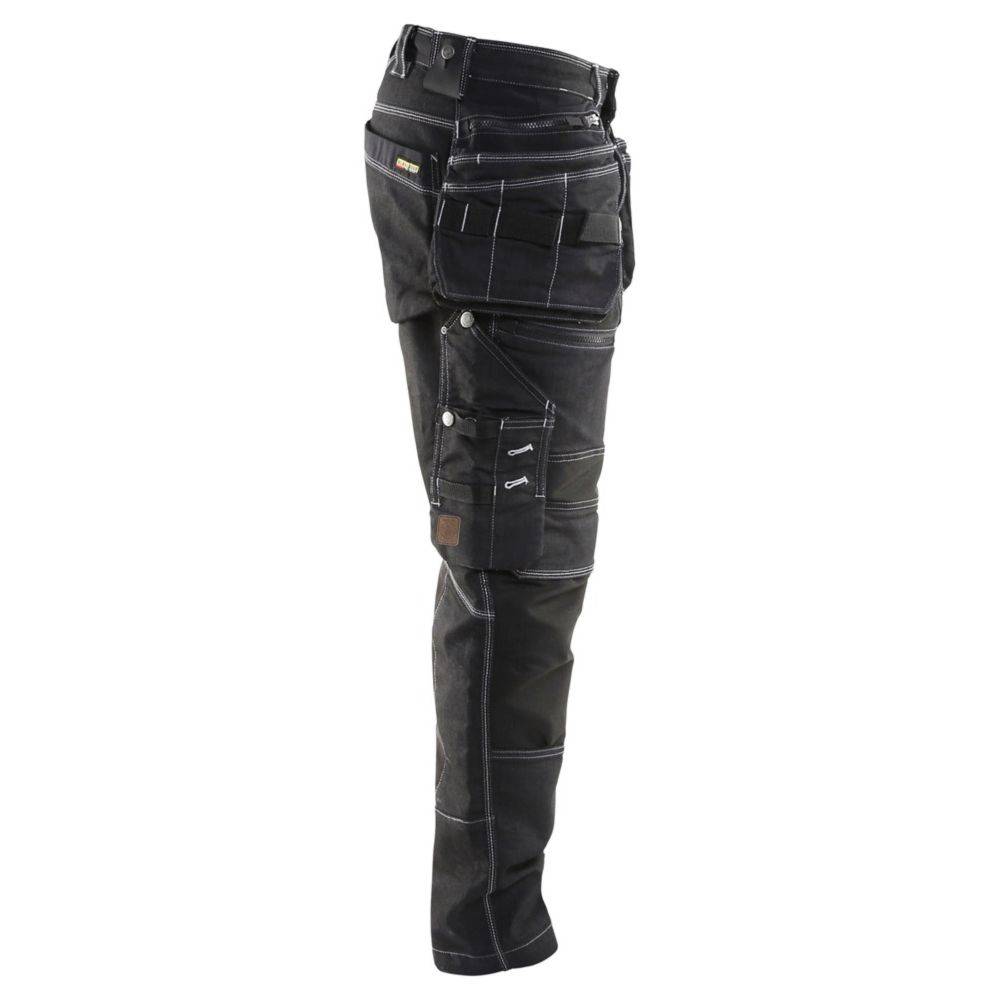 Pantalon de travail artisan Blaklader X1900 stretch Noir 54 - Image 3