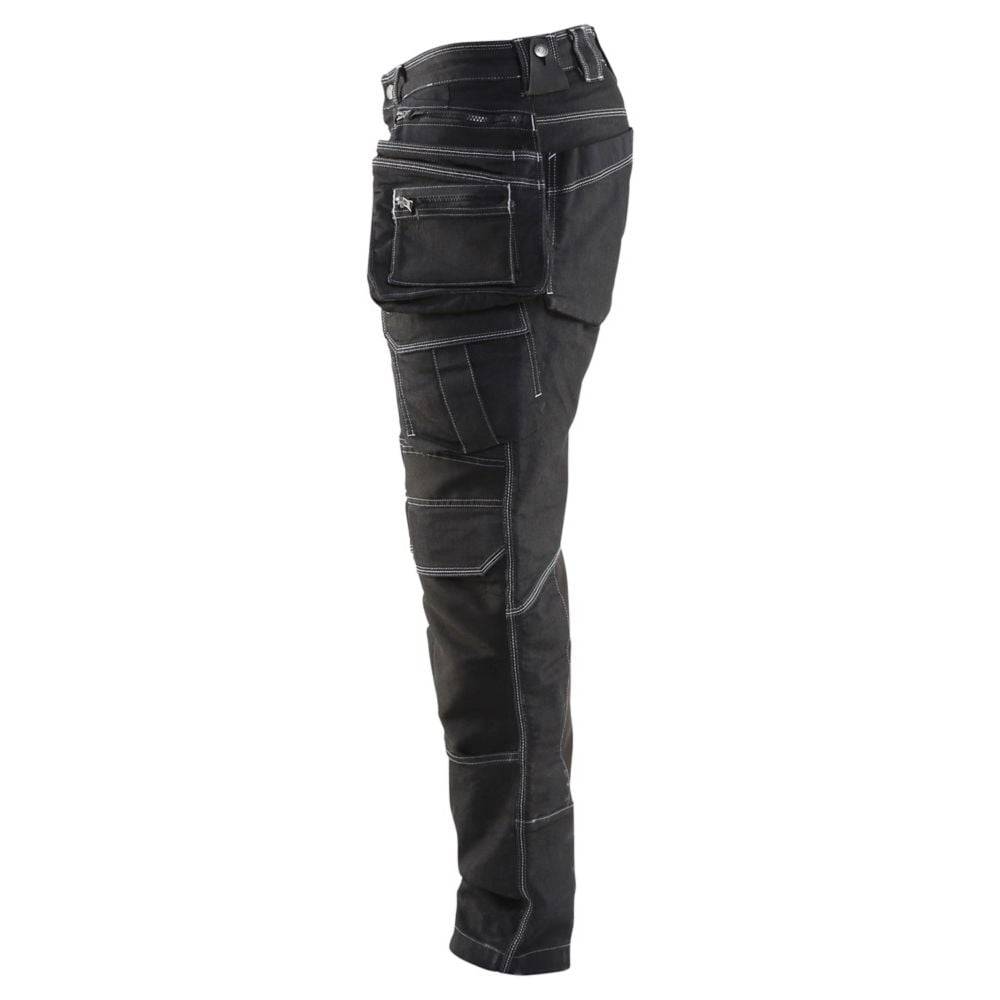 Pantalon de travail artisan Blaklader X1900 stretch Noir 54 - Image 4