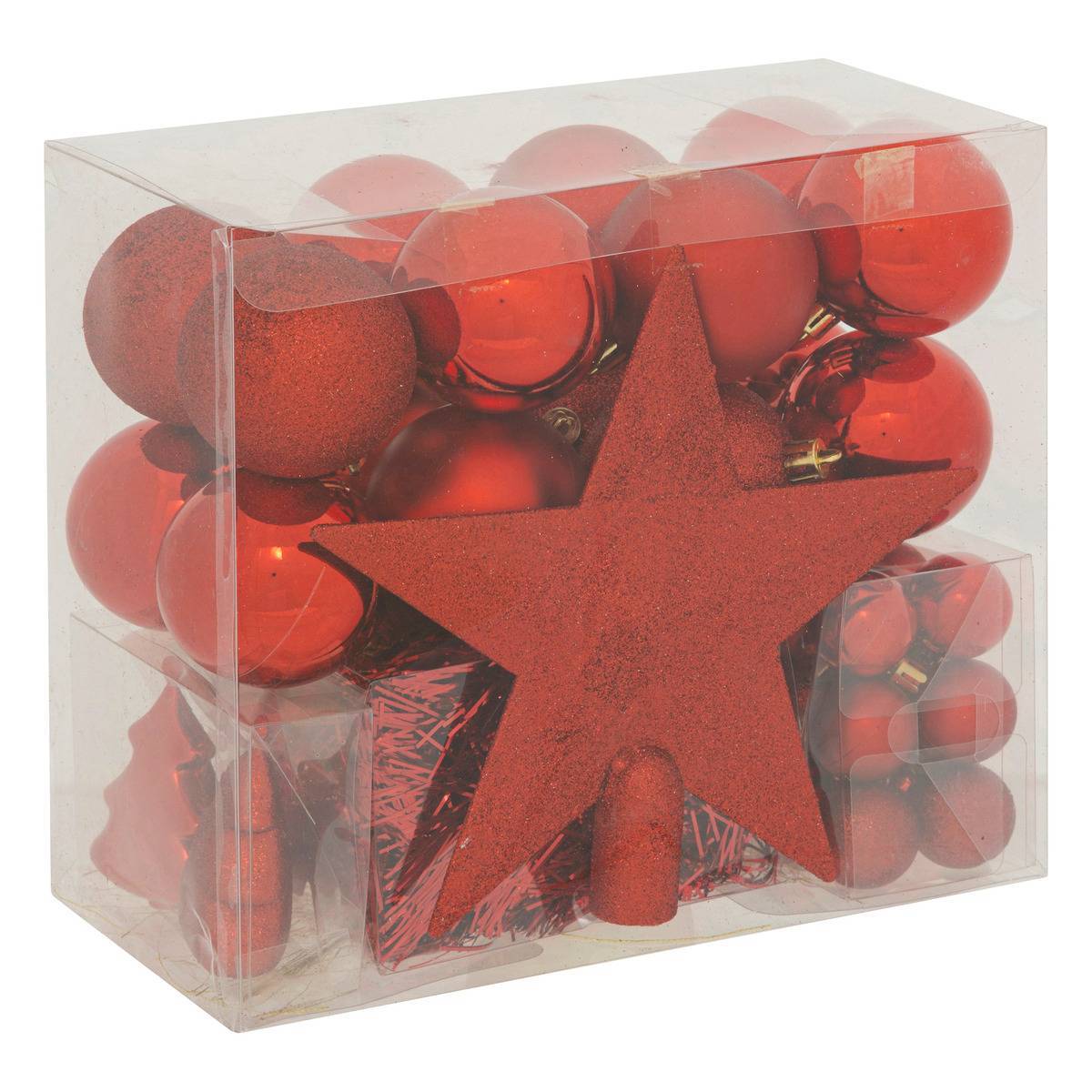 Fééric Lights & Christmas - Kit de 44 boules de Noël rouges - Feeric Lights & Christmas