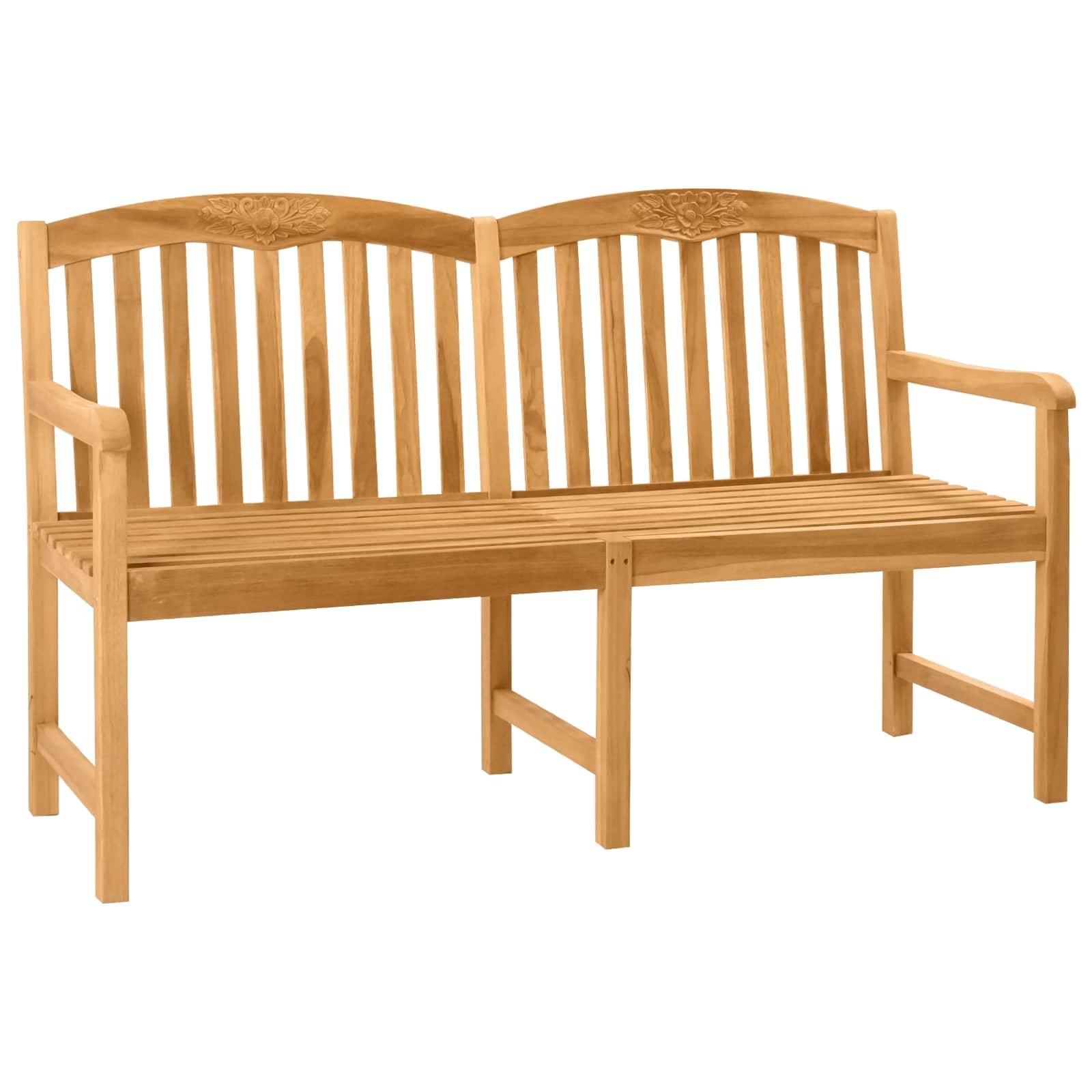 PANGIVO - Banc de jardin bois de teck naturel 179.5 x 61 x 90 cm - PANGIVO - Image 2