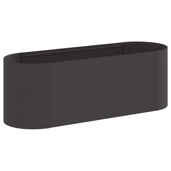 ComfortXL - Bac de Plantation Acier Noir pour Légumes Croissance Libre Extérieur 120cm - ComfortXL Outdoor Living - Image 2