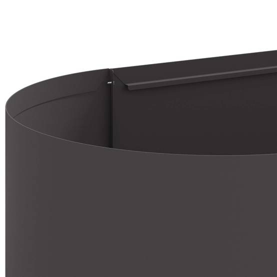 ComfortXL - Bac de Plantation Acier Noir pour Légumes Croissance Libre Extérieur 120cm - ComfortXL Outdoor Living - Image 6