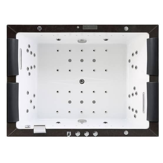 Baignoire balneo Thérapeutique ALTESS DUO BLACK 2 à 4 places ARCHIPEL® - 190x140 - Image 5