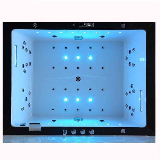 Baignoire balneo Thérapeutique ALTESS DUO BLACK 2 à 4 places ARCHIPEL® - 190x140 - Image 4