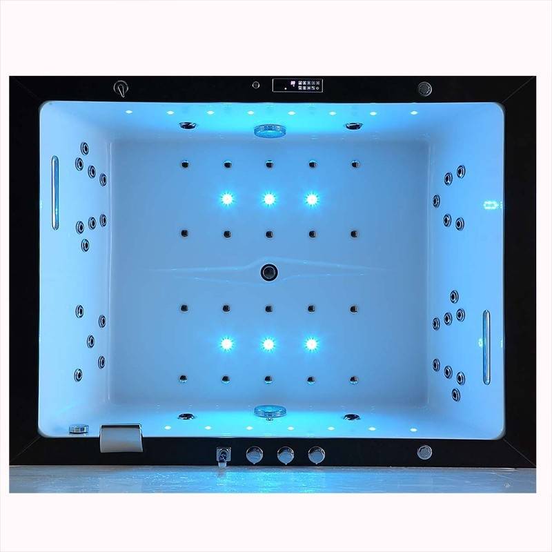 Baignoire balneo Thérapeutique ALTESS DUO BLACK 2 à 4 places ARCHIPEL® - 190x140 - Image 4