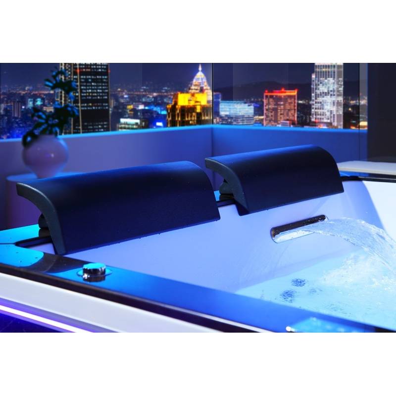 Baignoire balneo Thérapeutique ALTESS DUO BLACK 2 à 4 places ARCHIPEL® - 190x140 - Image 10