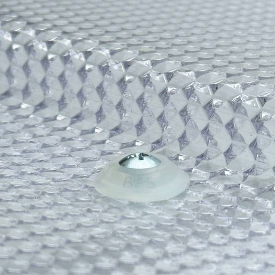 MK PC DIAMONDS vis galvanisées M5 x 40 mm pour métal avec rondelle d'étanchéité transparente, pour revêtement en polycarbonate, 50 pièces - Image 3