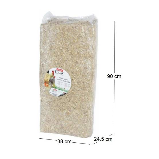 Zolux - Paille naturelle pour litière 240 litres Unitaire - Image 3