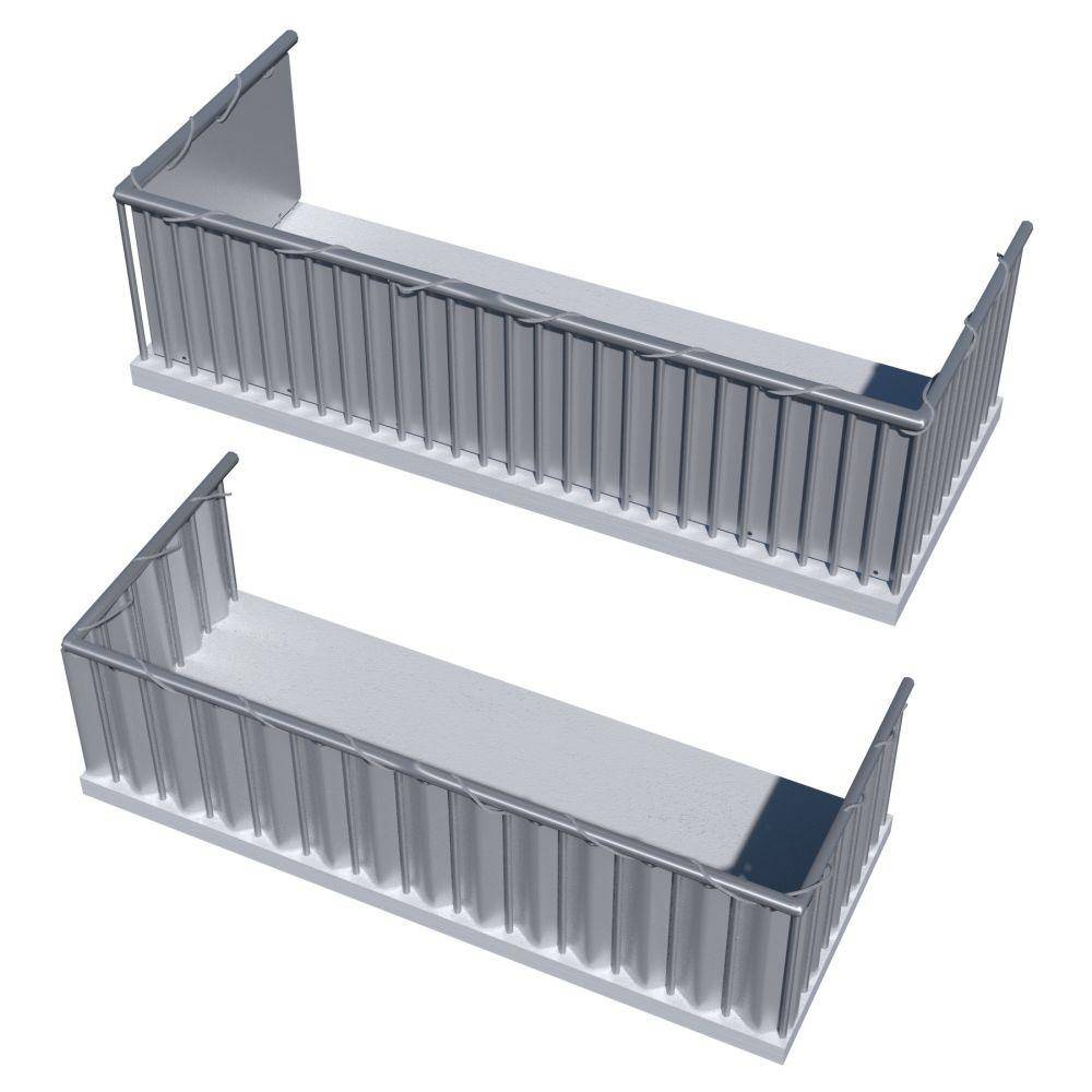 Helloshop26 - Brise vue brise vent film anti regards clôture paravent PVC pour balcon gris 90 cm - Image 2
