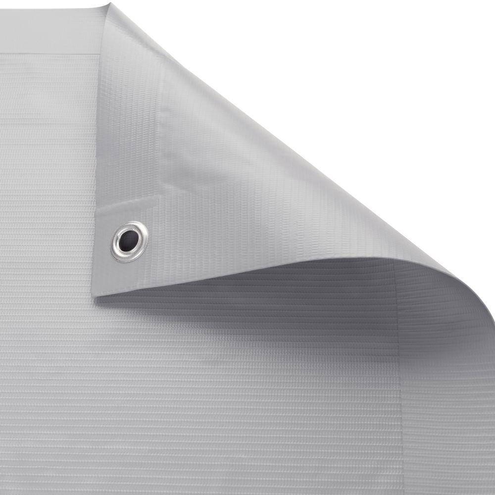 Helloshop26 - Brise vue brise vent film anti regards clôture paravent PVC pour balcon gris 90 cm - Image 4