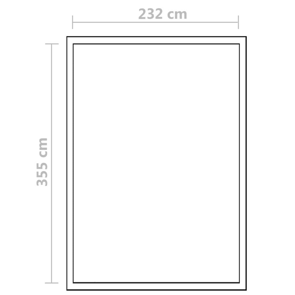 Serre Jardin Aluminium Polycarbonate 9m² Culture Plantes Transparente - ComfortXL Outdoor Living - Image 9