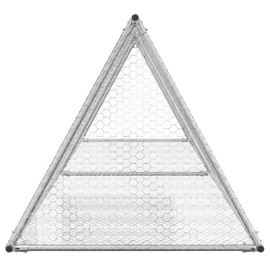 Vidaxl - Clapier argenté 400x105x91 cm acier galvanisé vidaXL 3281531 - Image 6
