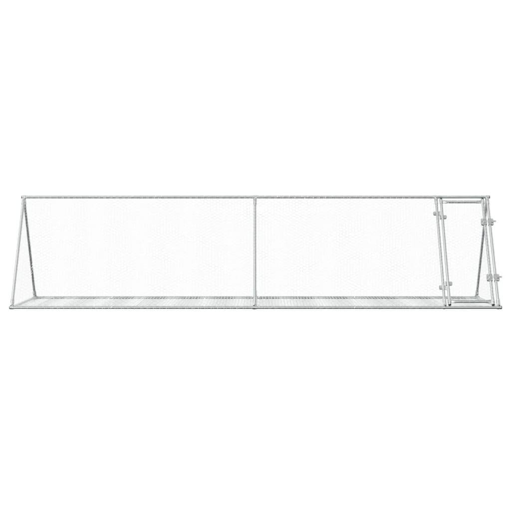 Vidaxl - Clapier argenté 400x105x91 cm acier galvanisé vidaXL 3281531 - Image 10