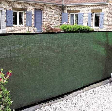 Brise vue 350 g/m² - Occultant à 100% - long 3 mètres, Hauteur 1.50 m, Couleur Anthracite - Image 2