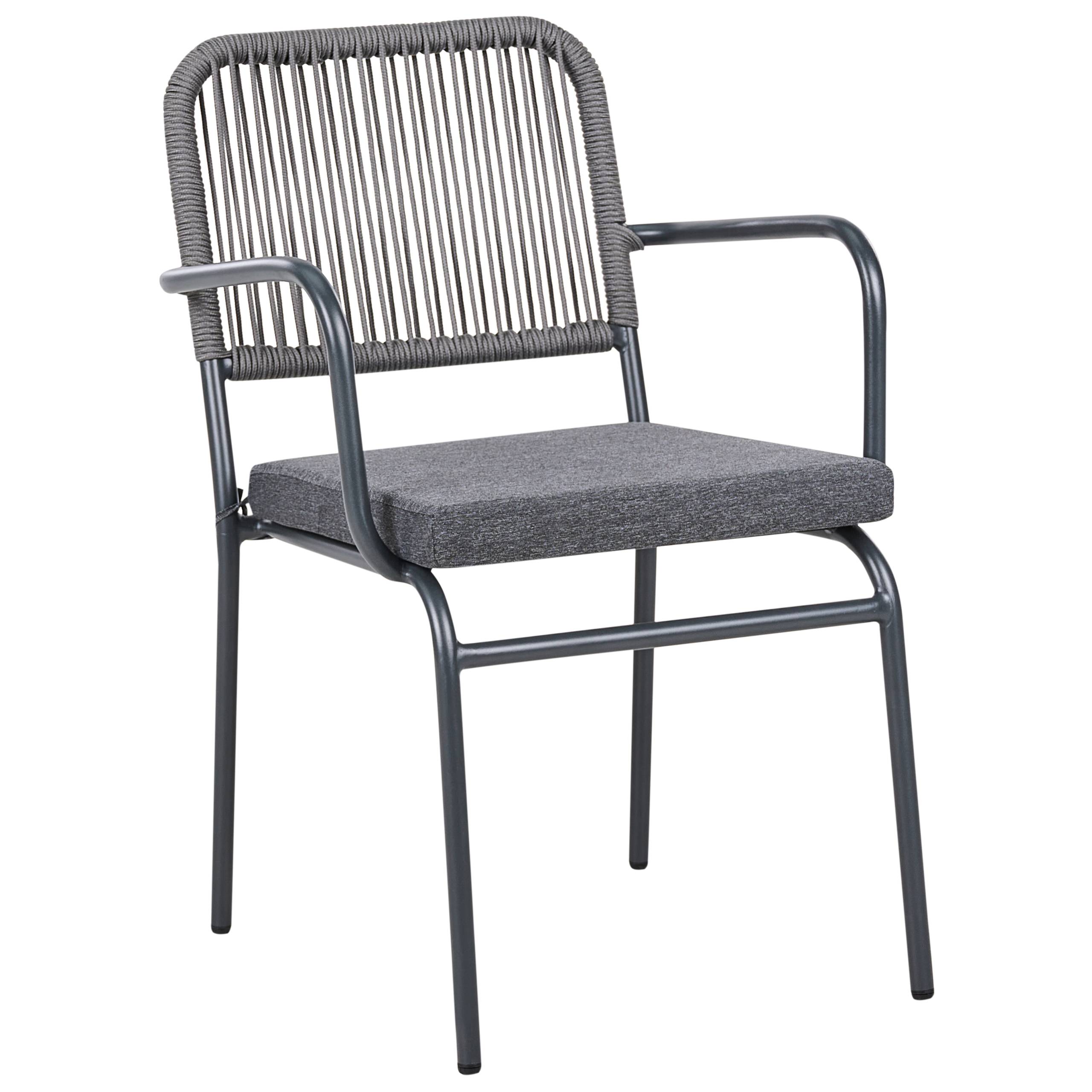 Chaise de jardin Aluminium Gris TACENO - Beliani - Image 3