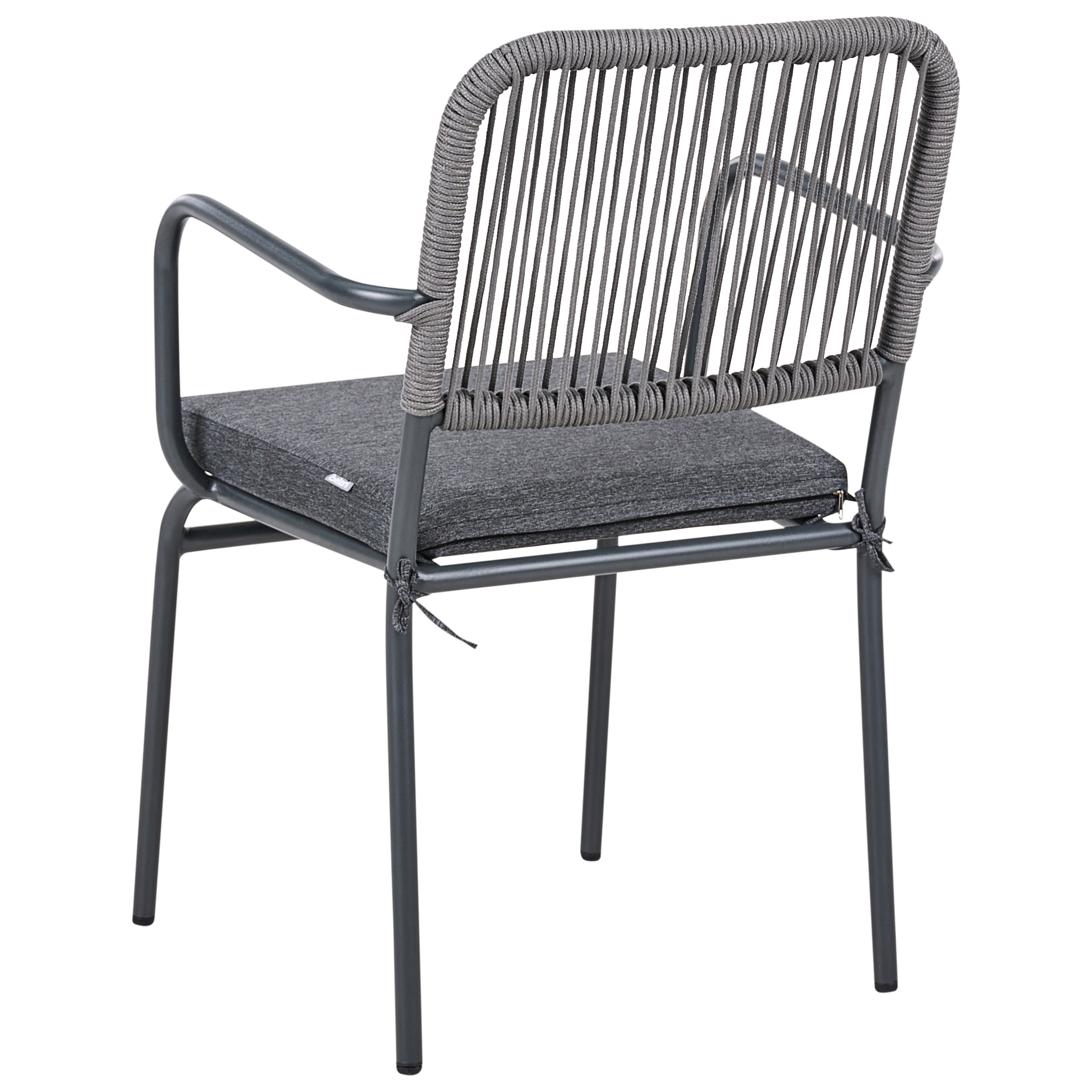 Chaise de jardin Aluminium Gris TACENO - Beliani - Image 5