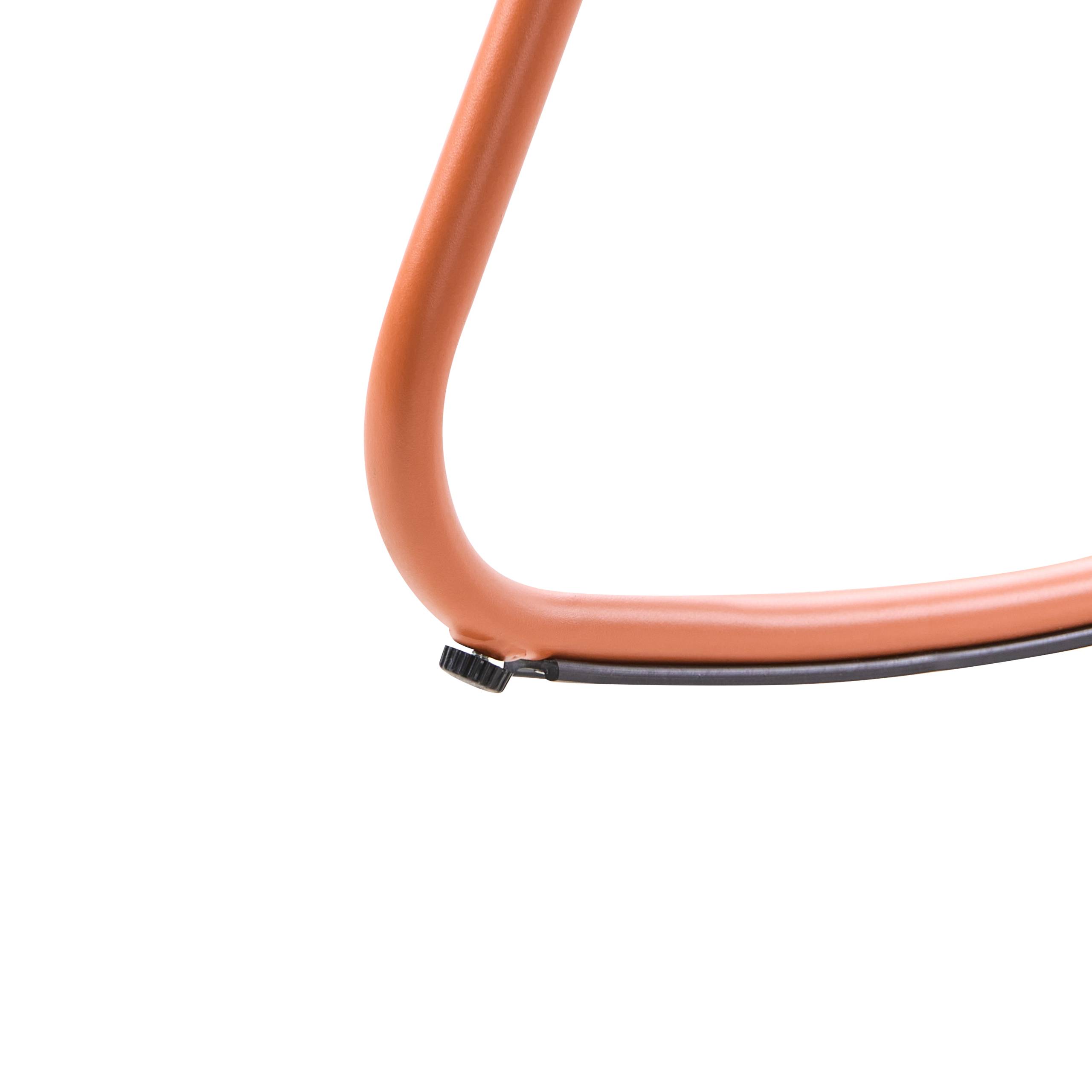 Beliani - Chaise à bascule Aluminium Orange TURI - Beliani - Image 7