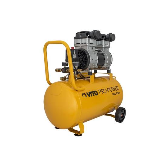 Compresseur d'air Silencieux 50 Litres 1.5 CV 1100W 8 bar VITO - Image 2