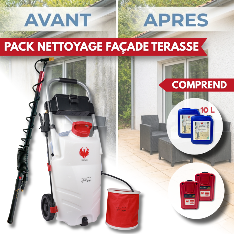 PRO SPRAYER EVO PHOENIX 2 BAT 5,10 OU 20L NET'PRO + perche télescopique EVO 5.4 m - 10 L - Image 1
