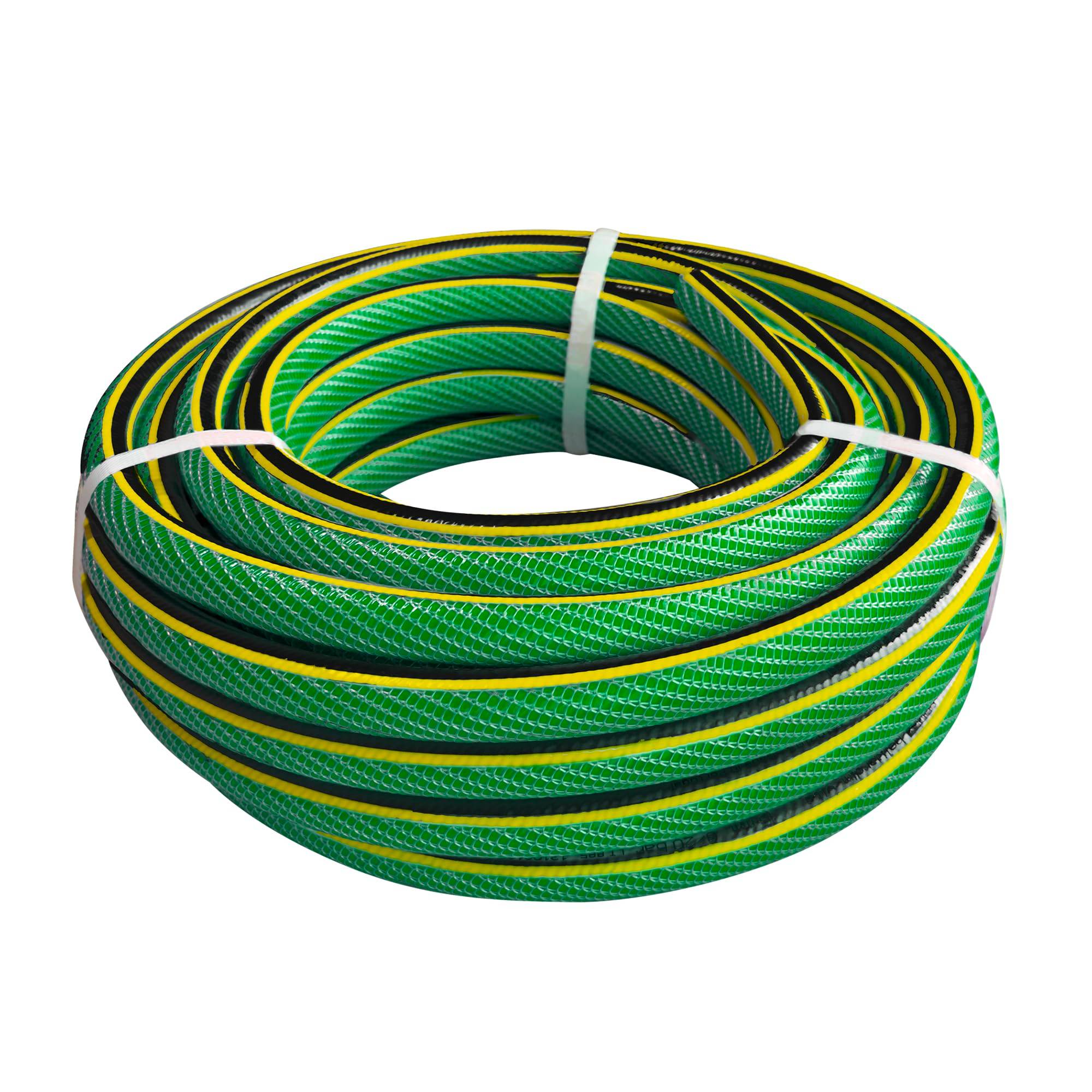 Jardibric - Jardibric - Tuyau d’Arrosage PRO 5 Couches Ø 15 mm 50 m - 30 Bars - Guipé Tricoté - Anti-UV et Anti-Algues - Image 4