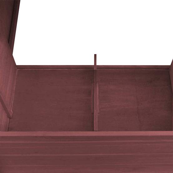 Poulailler bois : sapin marron 202 x 75 x 98 cm - Prolenta premium p3205.9 - Image 7